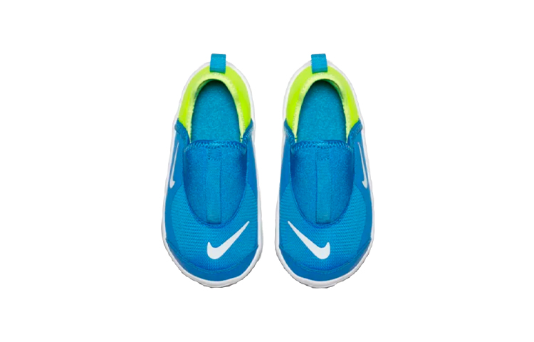Shop (TD) Nike Lil'' Swoosh Low-Top Laufschuhe /Grün ''Blau'' AQ3113-400