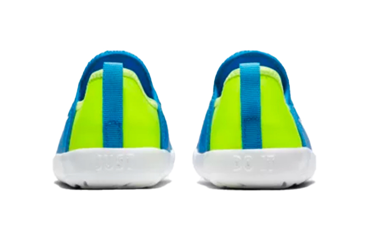 Purchase (TD) Nike Lil'' Swoosh Low-Top Laufschuhe /Grün ''Blau'' AQ3113-400