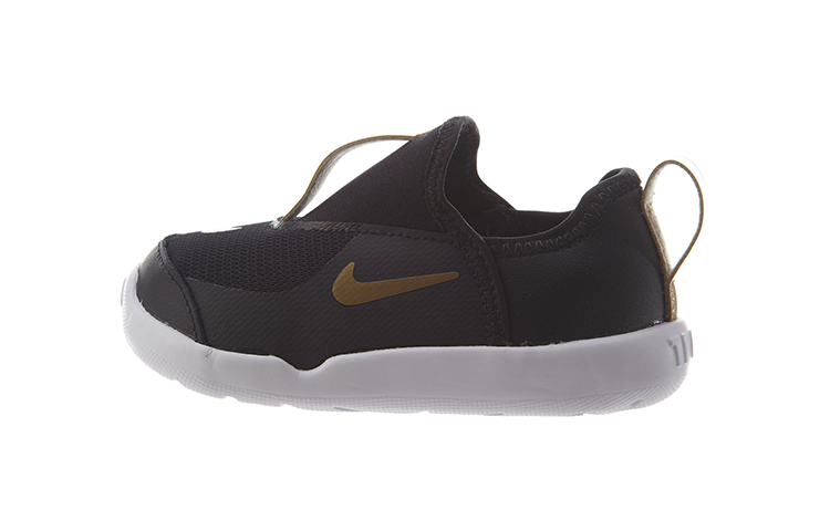 (Toddler) Nike Lil' Swoosh Low-Top Running Shoes Black/Gold AQ3114-001