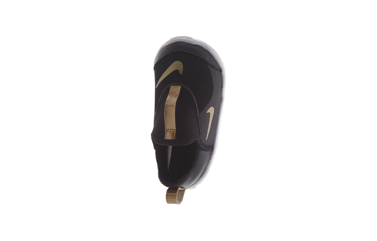 Lookbook (TD) Nike Lil'' Swoosh Lage Hardloopschoenen Zwart/Goud AQ3114-001