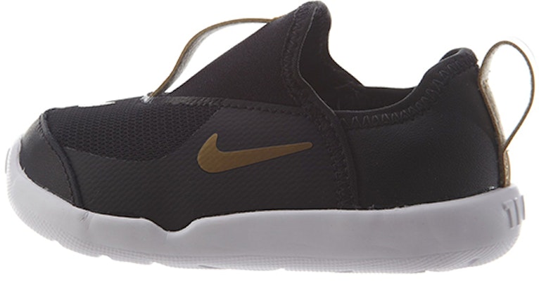 (Toddler) Nike Lil' Swoosh Low-Top Running Shoes Black/Gold AQ3114-001 Buy (Toddler) Nike Lil' Swoosh Low-Top Running Shoes Black/Gold AQ3114-001