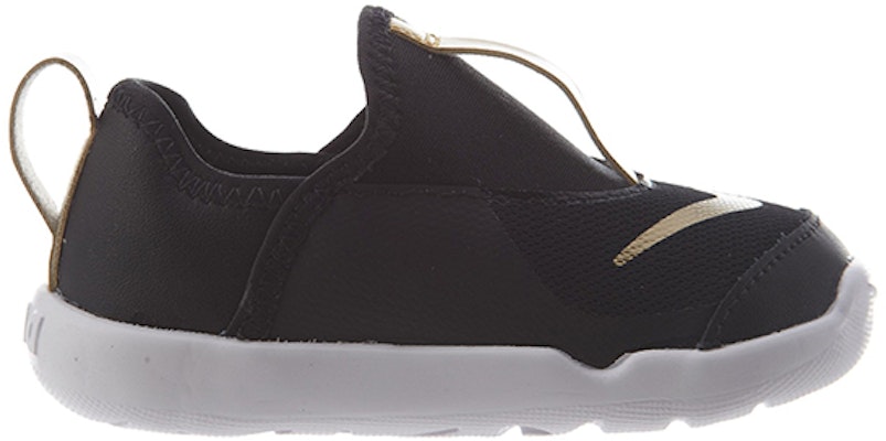(TD) Sepatu Lari Nike Lil' Swoosh Low-Top Hitam/Emas AQ3114-001 Order (TD) Sepatu Lari Nike Lil' Swoosh Low-Top Hitam/Emas AQ3114-001