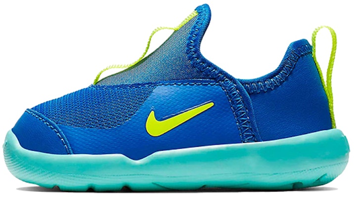 (Toddler) Nike Lil Swoosh 'Racer Blue Volt Aurora Green' AQ3113-404 Buy (Toddler) Nike Lil Swoosh 'Racer Blue Volt Aurora Green' AQ3113-404