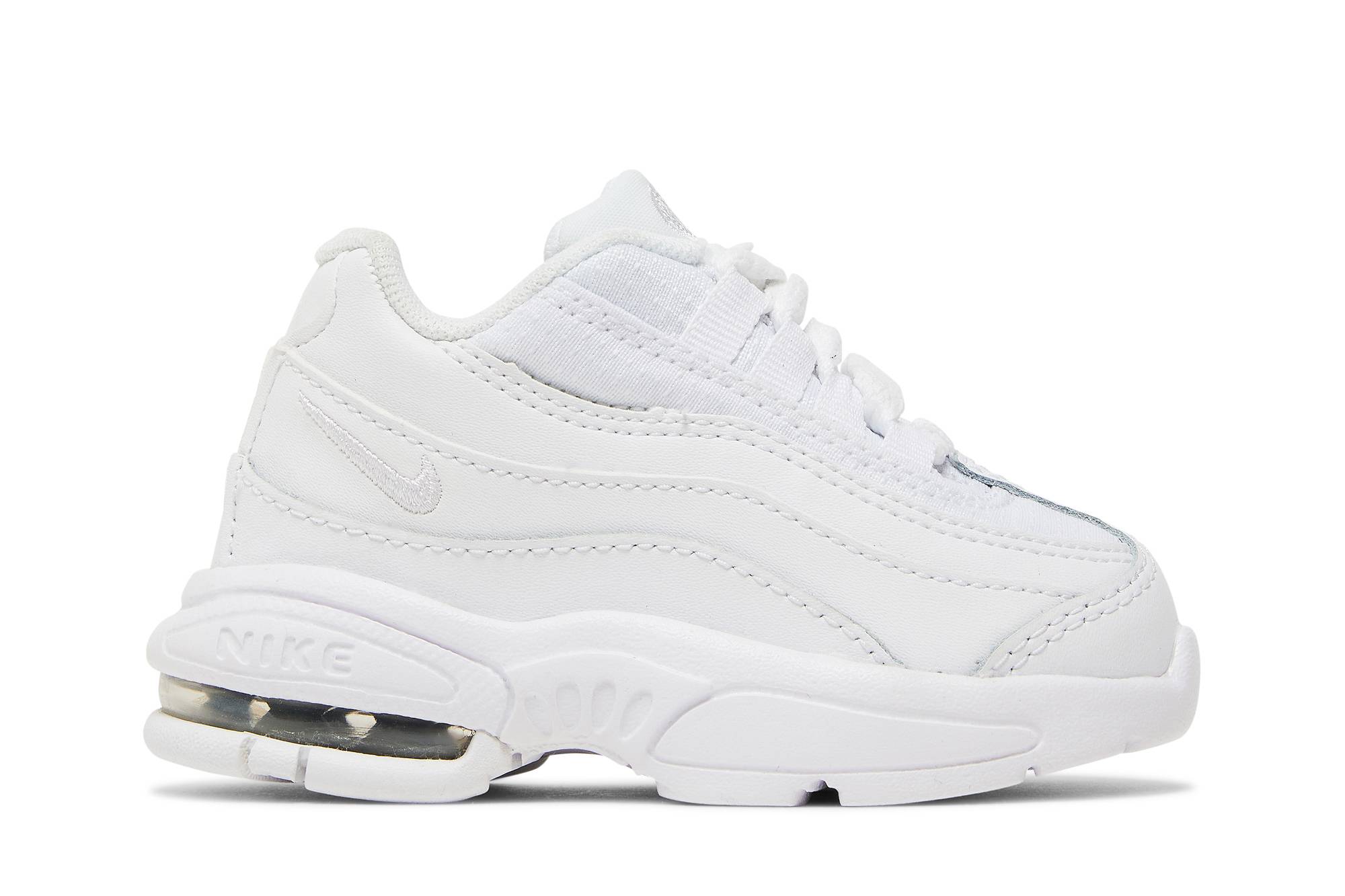 (TD) Nike Little Max 95 'White Metallic Silver'