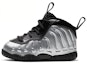 Buy 【TD嬰幼兒】Nike Little Posite One "Chrome Black" 耐磨防滑 高筒籃球鞋 銀黑 噴