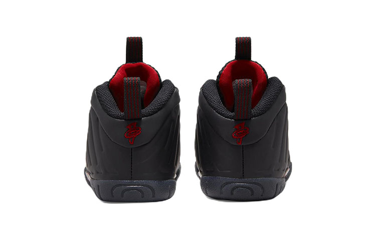 Purchase (TD) Nike Little Posite One BT 'Bred' zapatillas negras y rojas para niños. DV3775-001