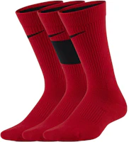 (Toddler) Nike Logo Kids Crew Socks 3-Pack - Red Children's Edition CW6063-657 (Toddler) Nike Logo Kids Crew Socks 3-Pack - Red Children's Edition CW6063-657