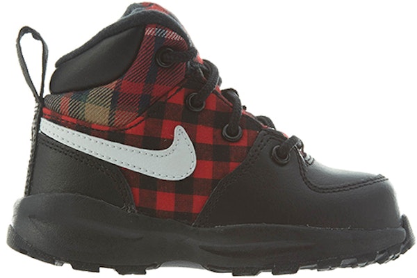 (Toddler) Nike Manoa SE 'Black Red Plaid' AR1705-001 Order (Toddler) Nike Manoa SE 'Black Red Plaid' AR1705-001