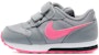 (TD) Nike MD 2 Low-Top Kasut Lari Kelabu/Merah Jambu 807328-002