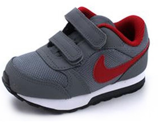 (TD) 耐克MD Runner 2灰红配色运动鞋 806255-005 Shop (TD) 耐克MD Runner 2灰红配色运动鞋 806255-005