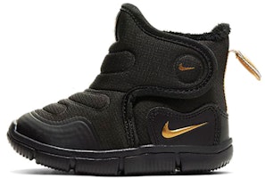 (Toddler) Nike Novice Boot 'Black Metallic Gold' AV8338-001 (Toddler) Nike Novice Boot 'Black Metallic Gold' AV8338-001