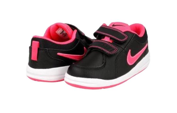 Lookbook (TD) ナイキ ピコ 4 黒/ピンク 454478-016