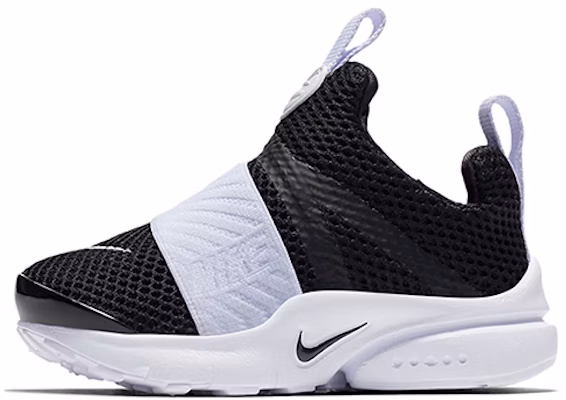Nike presto extreme black top and white
