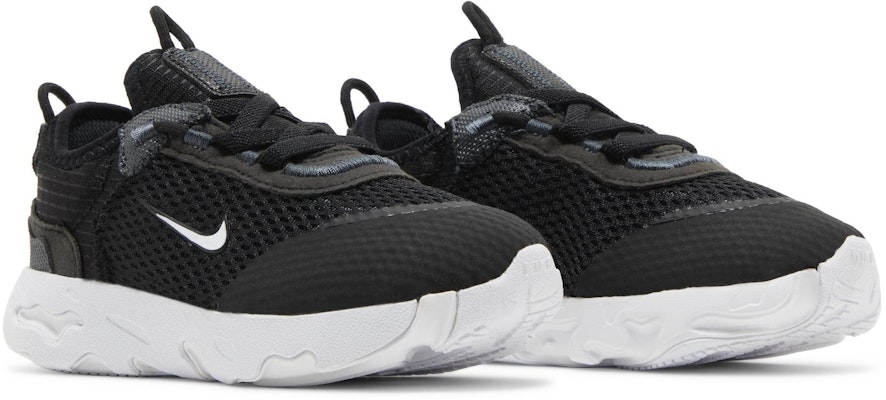 TD嬰童 Nike React Live 防滑透氣 低幫運動跑步鞋 黑色 Cheap TD嬰童 Nike React Live 防滑透氣 低幫運動跑步鞋 黑色