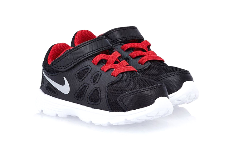 Order (TD) ナイキ レボリューション 2 ブラック/レッド 555084-020