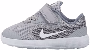 (Toddler) Nike Revolution 3 Grey/ 'White' 819415-008 (Toddler) Nike Revolution 3 Grey/ 'White' 819415-008