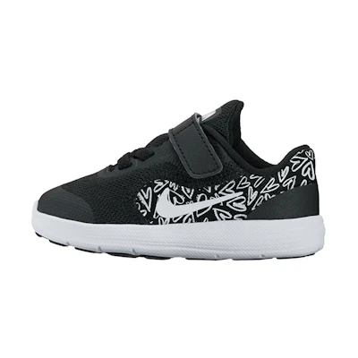 (TD) Nike Revolution 3 Print 'Black Hearts'