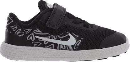 (Toddler) Nike Revolution 3 Print 'Black Hearts' 870048-001 (Toddler) Nike Revolution 3 Print 'Black Hearts' 870048-001