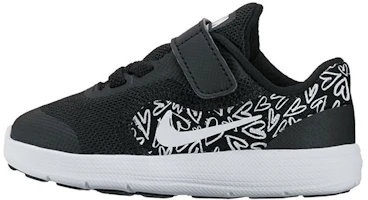 (Toddler) Nike Revolution 3 Print 'Black Hearts' 870048-001 (Toddler) Nike Revolution 3 Print 'Black Hearts' 870048-001