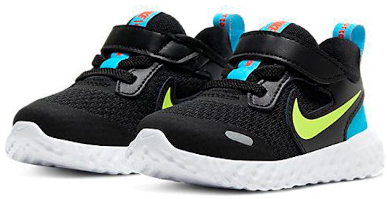(TD) Nike Revolution 5 'Hitam Lemon Venom' BQ5673-076 Lookbook (TD) Nike Revolution 5 'Hitam Lemon Venom' BQ5673-076