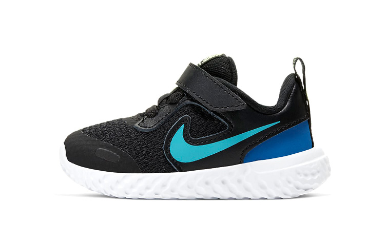(TD) Nike Revolution 5 'Black Oracle Aqua'