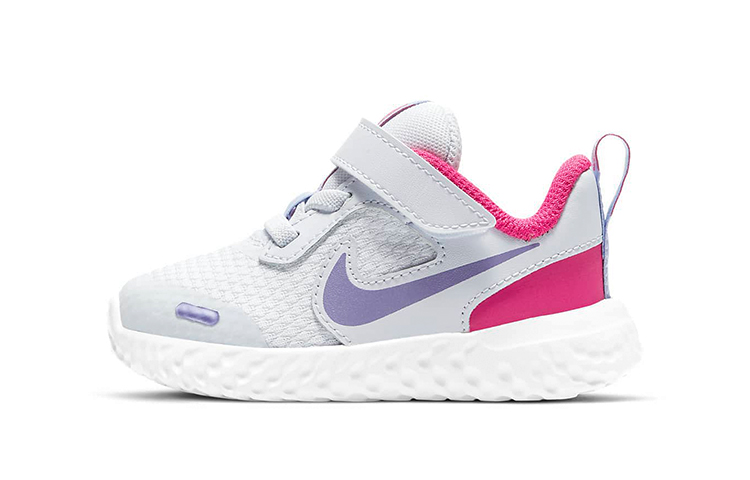 (TD) Nike Revolution 5 'Light Blue Rose Red'