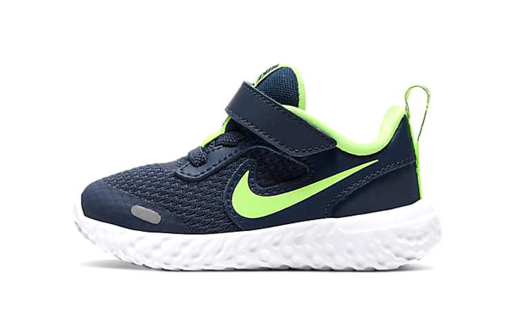 (TD) Nike Revolution 5 'Midnight Navy Ghost Green'