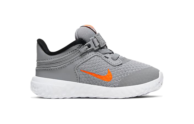 (TD) Nike Revolution 5 FlyEase 'Grey Orange' 圖 2