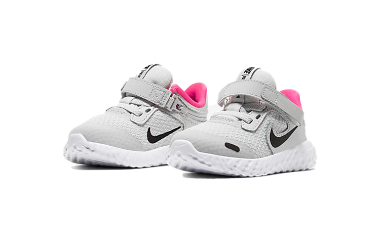 (TD) Nike Revolution 5 FlyEase 'Grey Pink' 圖 3