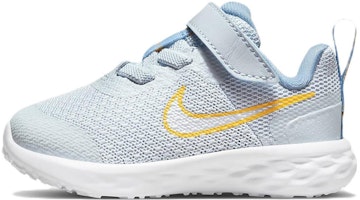 (Toddler) Nike Revolution 6 'Light Blue Yellow White' DD1094-409 (Toddler) Nike Revolution 6 'Light Blue Yellow White' DD1094-409