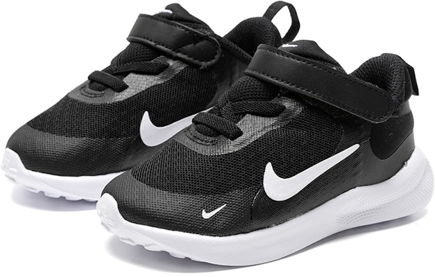 (TD) Nike Revolution 7 'Negro Blanco' FB7691-003 Lookbook (TD) Nike Revolution 7 'Negro Blanco' FB7691-003