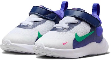 嬰兒 Nike REVOLUTION 7 防踢緩震 低筒 學步鞋 白藍 Lookbook 嬰兒 Nike REVOLUTION 7 防踢緩震 低筒 學步鞋 白藍