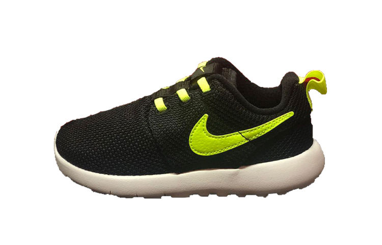 (Toddler) Nike Roshe One Running Shoes Black/Green 749430-032