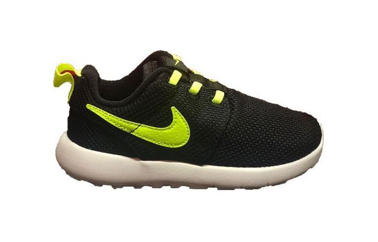 Order (TD) 耐克Roshe One跑步鞋 黑/绿色 749430-032