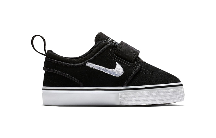 Order TD 嬰童 Nike SB Stefan Janoski 魔術貼休閒板鞋 黑白