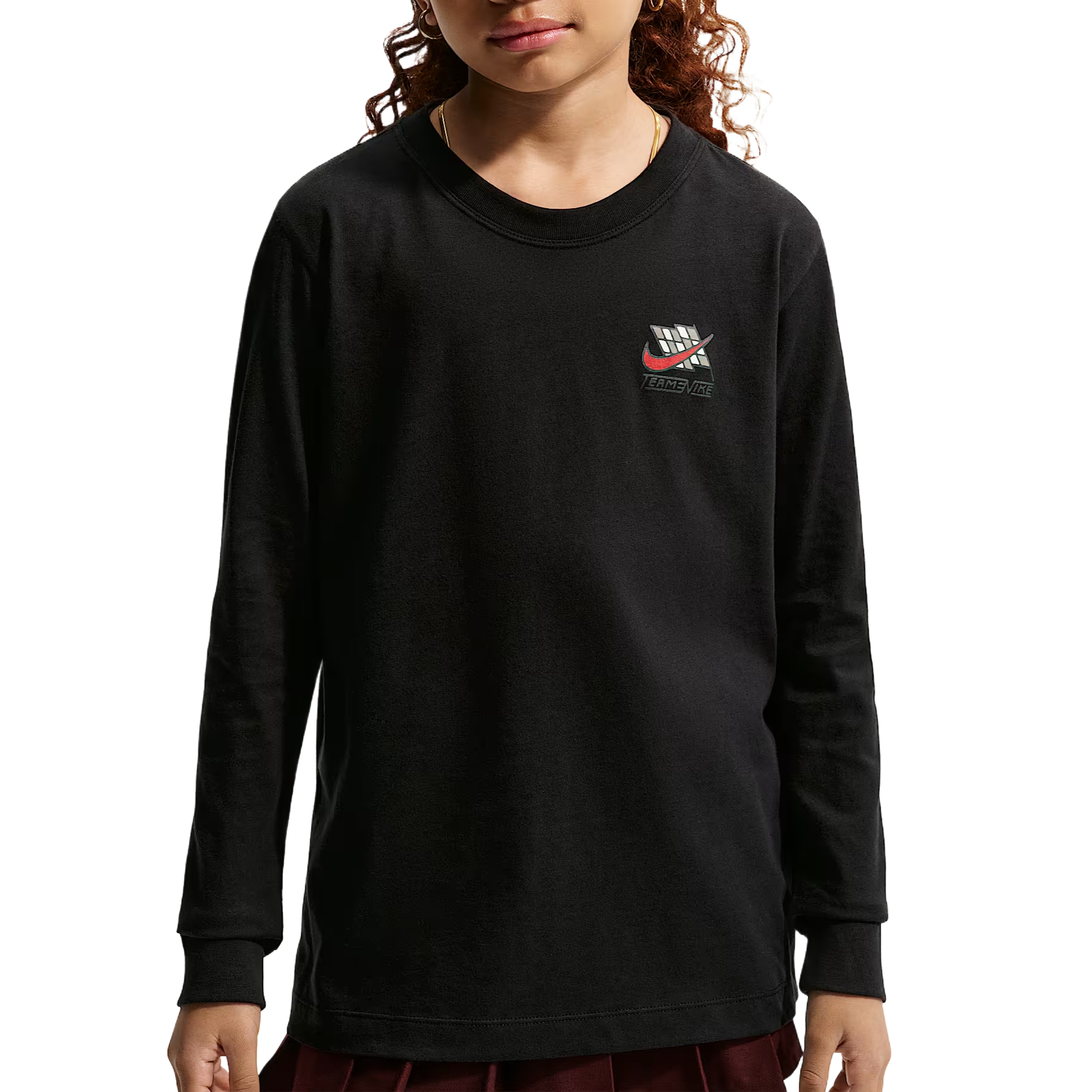 (Toddler) Nike Sportswear Long Sleeve Pullover T-Shirt Kids. IO1994-010