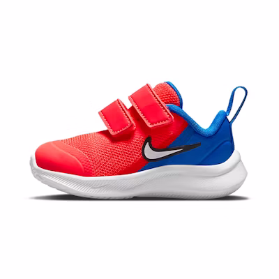 (TD) Nike Sta 3 Running Shoes Red/Blue/White