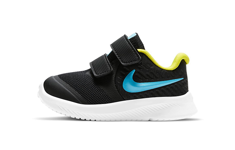 Buy (TD) ナイキ スターランナー2 ブラック/クロリンブルー AT1803-012