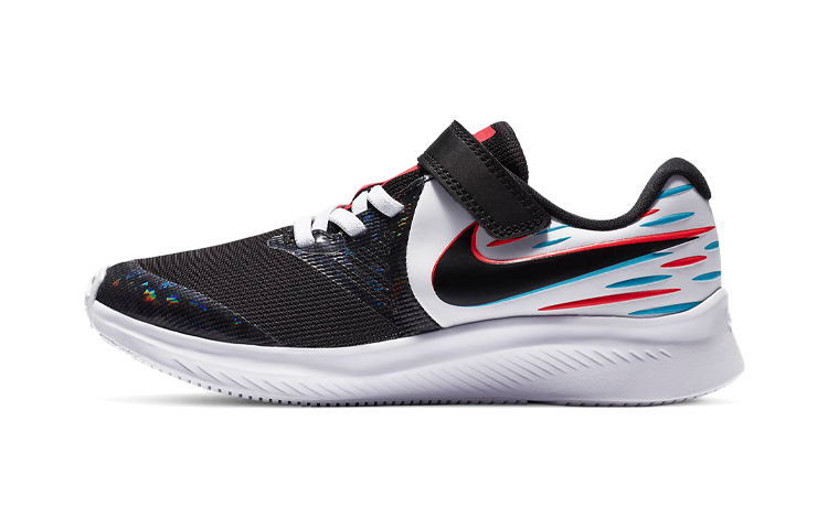 (Preschool) Nike Star Runner 2 Light 'Black White Red' CN8582-100