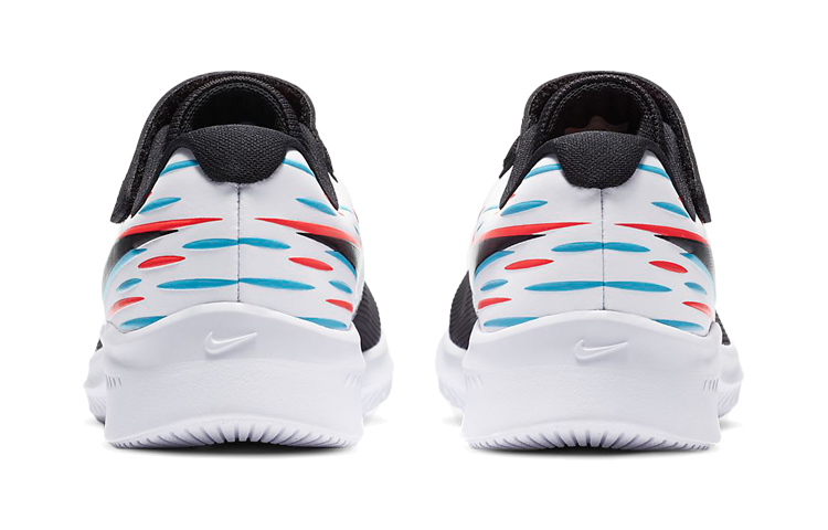 Purchase (PS) Nike Star Runner 2 'Hitam Putih Merah' Sepatu Ringan CN8582-100