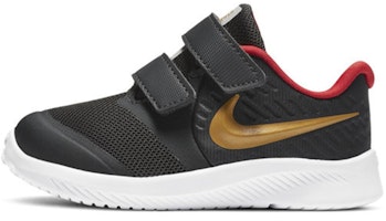 (Toddler) Nike Star Runner 2 'Dark Smoke Grey Gold' AT1803-010 (Toddler) Nike Star Runner 2 'Dark Smoke Grey Gold' AT1803-010