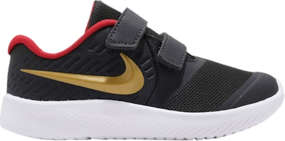 (Toddler) Nike Star Runner 2 'Dark Smoke Grey Gold' AT1803-010 (Toddler) Nike Star Runner 2 'Dark Smoke Grey Gold' AT1803-010