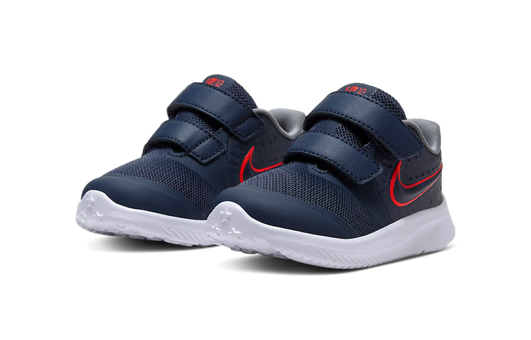 Lookbook (TD) Nike Star Runner 2 'Midnight Navy Crimson' Lelaki/Kanak-Kanak AT1803-405