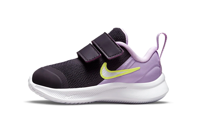 (Toddler) Nike Star Runner 3 'Black Purple' DA2778-500