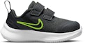 Order TD嬰童 Nike Star Runner 3 魔術貼 透氣減震防滑 低幫跑步鞋 黑綠