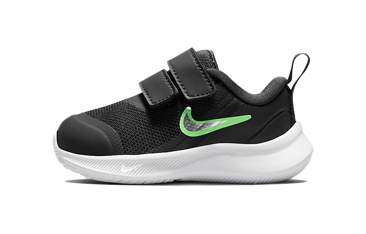 (Toddler) Nike Star Runner 3 Low-Top Running Shoes Black 'White' DA2778-006