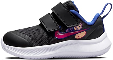(Toddler) Nike Star Runner 3 SE 'Black Pink Rise' DJ4696-013 (Toddler) Nike Star Runner 3 SE 'Black Pink Rise' DJ4696-013