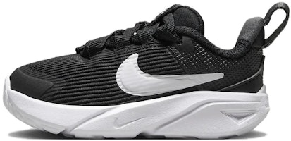 (Toddler) Nike Star Runner 4 'Black White' DX7616-001 (Toddler) Nike Star Runner 4 'Black White' DX7616-001