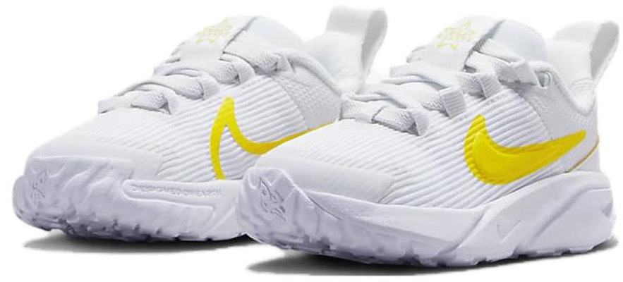 (Toddler) Nike Star Runner 4 'Summit White Opti Yellow' DX7616-101 Lookbook (Toddler) Nike Star Runner 4 'Summit White Opti Yellow' DX7616-101