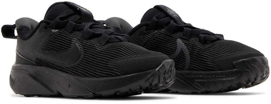 (Toddler) Nike Star Runner 4 'Triple Black' DX7616-002 Cheap (Toddler) Nike Star Runner 4 'Triple Black' DX7616-002